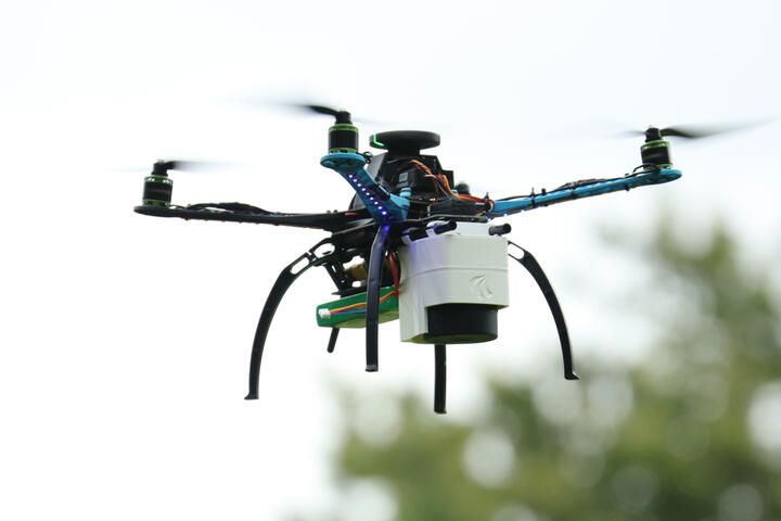 Drone + Raspberry Pi + LiDAR + GPS